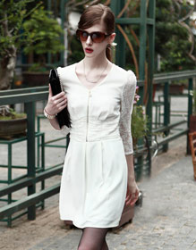 Spring new knit dress